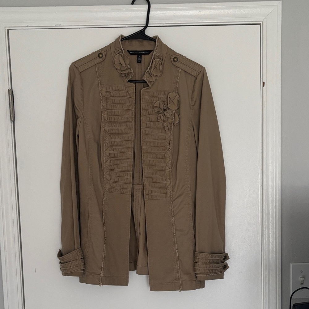 White House Black Market Beige Jacket